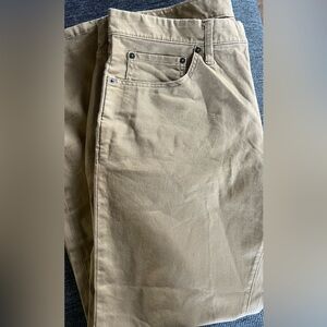 Men’s Goodiellow Straight Leg Tan Colored Jeans Slim Fit Soft Material 36 X 30